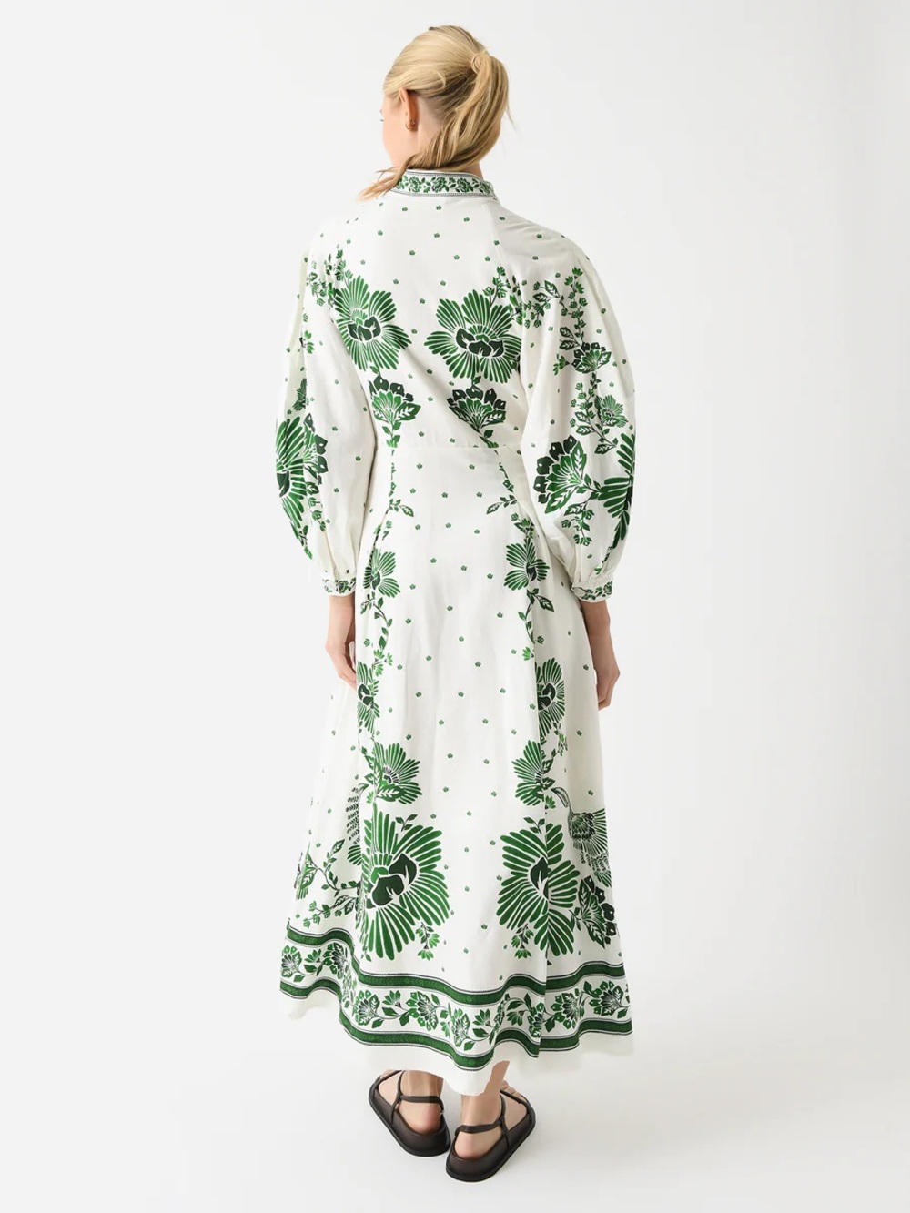 Farm Rio Forest soul off white maxi dress Medium - Picture 4 of 8